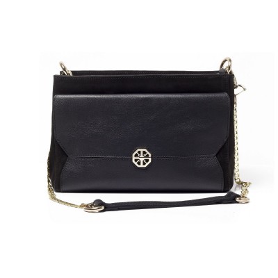 Whitney Boxy Shoulder Bag Black